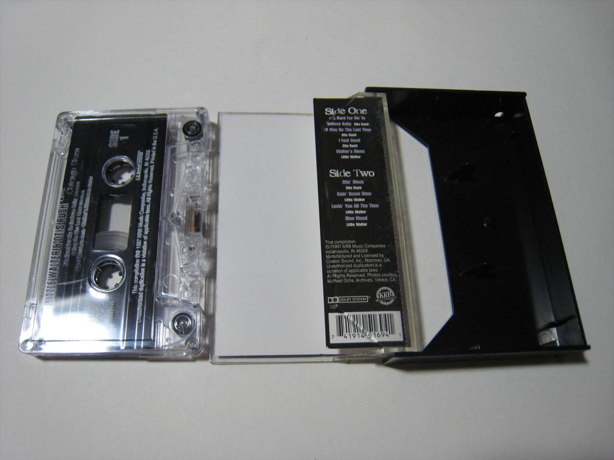 [ cassette tape ] LITTLE WALTER & OTIS RUSH / LIVE CHICAGO BLUES US version little * Walter o-tis* Rush 