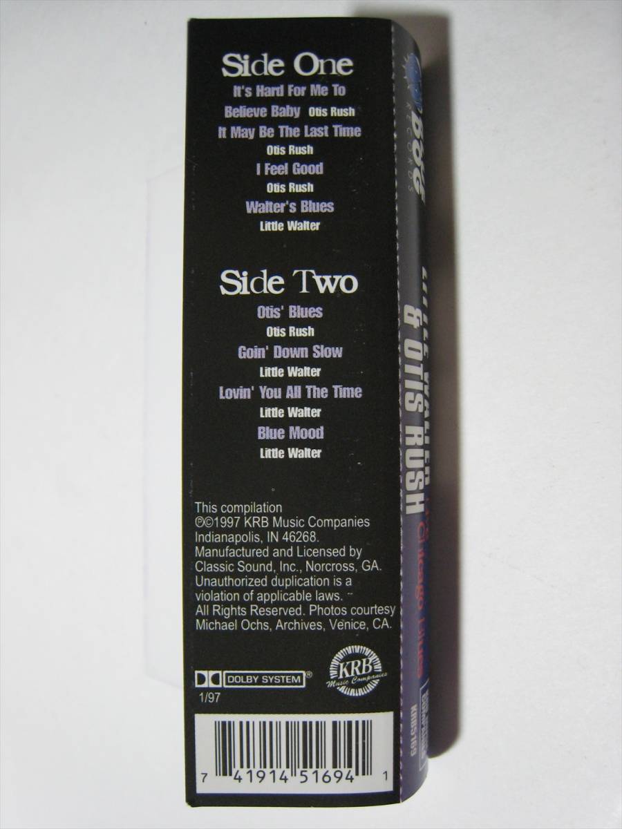 [ cassette tape ] LITTLE WALTER & OTIS RUSH / LIVE CHICAGO BLUES US version little * Walter o-tis* Rush 