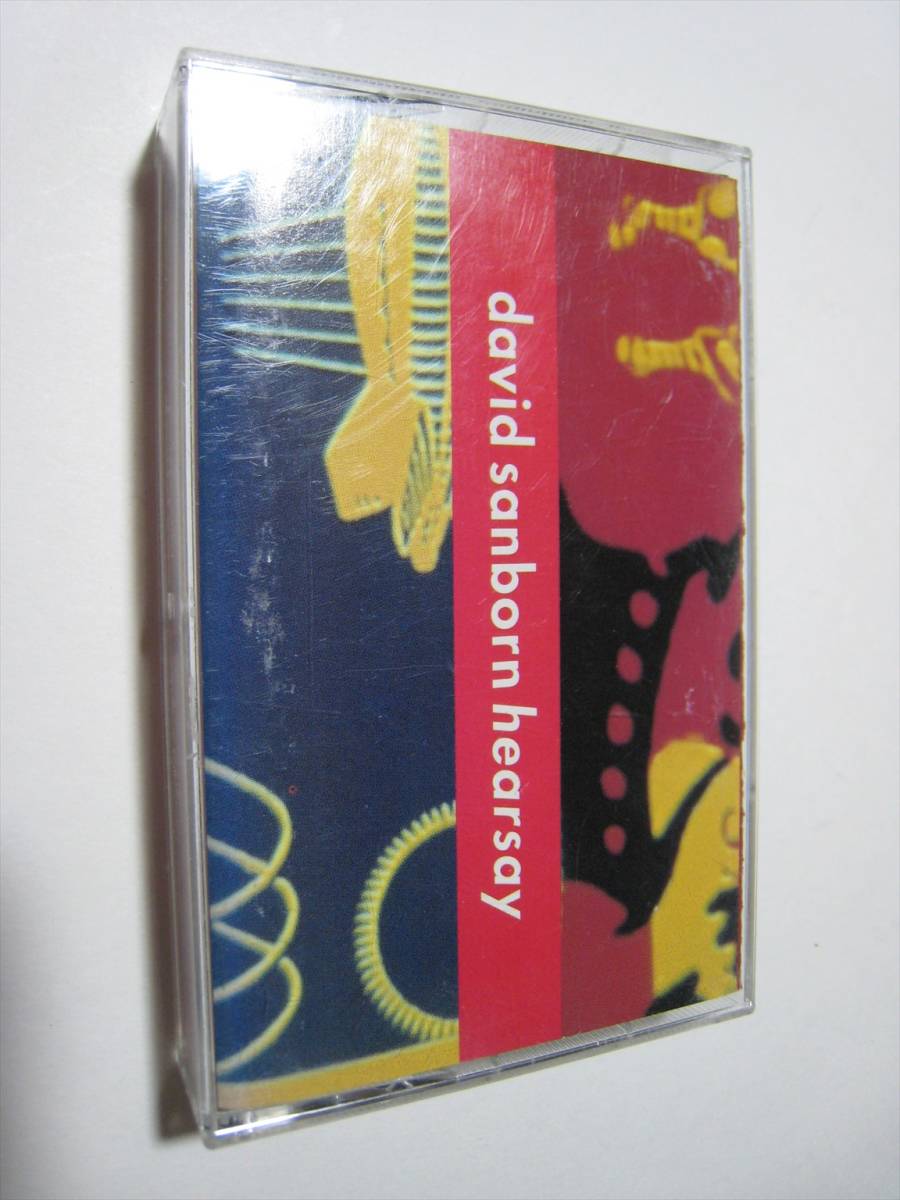 【カセットテープ】 DAVID SANBORN / HEARSAY US版 デイヴィッド・サンボーン ヒアセイ MARCUS MILLER_画像1