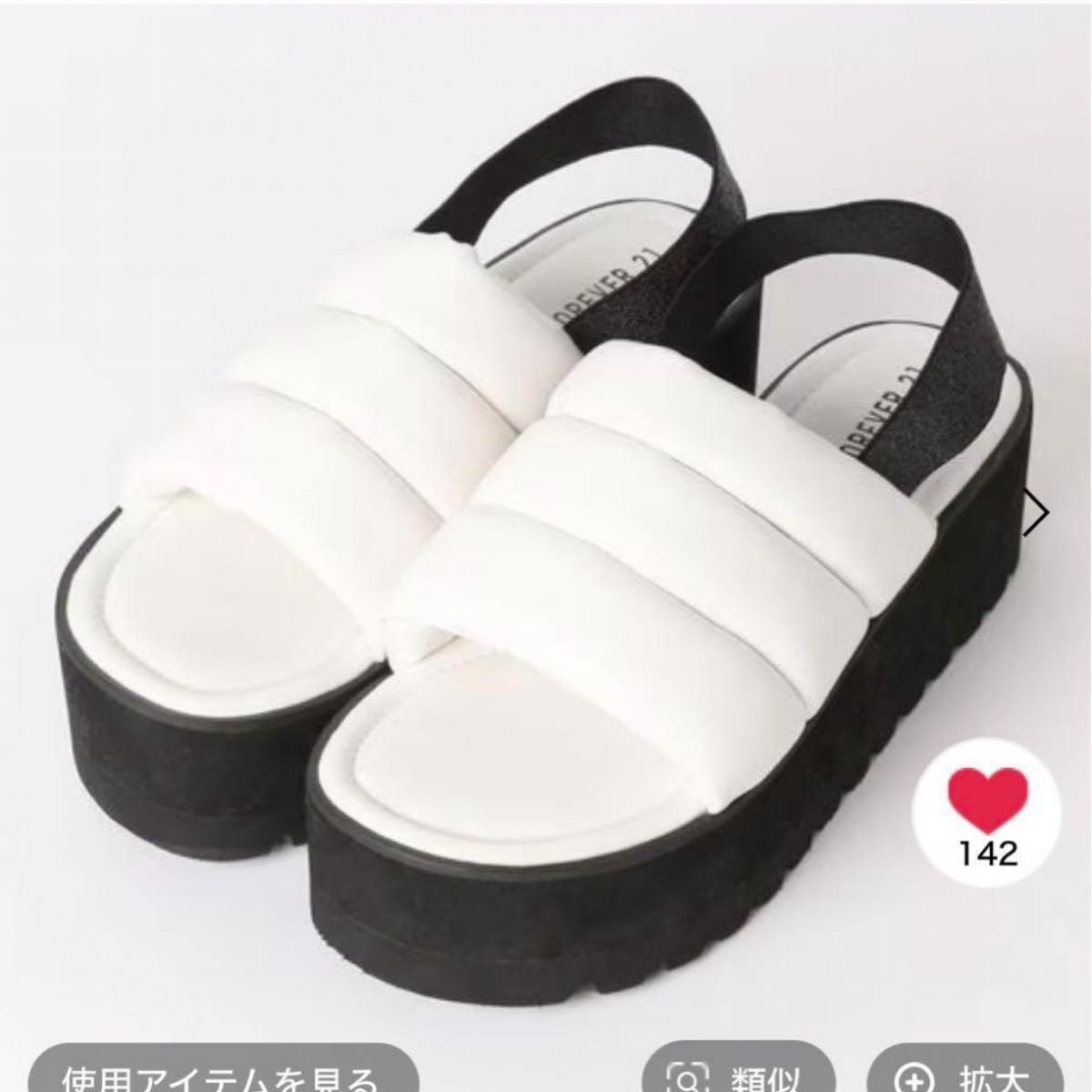 新品 アッパークッションサンダル FOREVER 21 フォーエバー21 新品 アッパークッションサンダル FOREVER 21 フォーエバー21