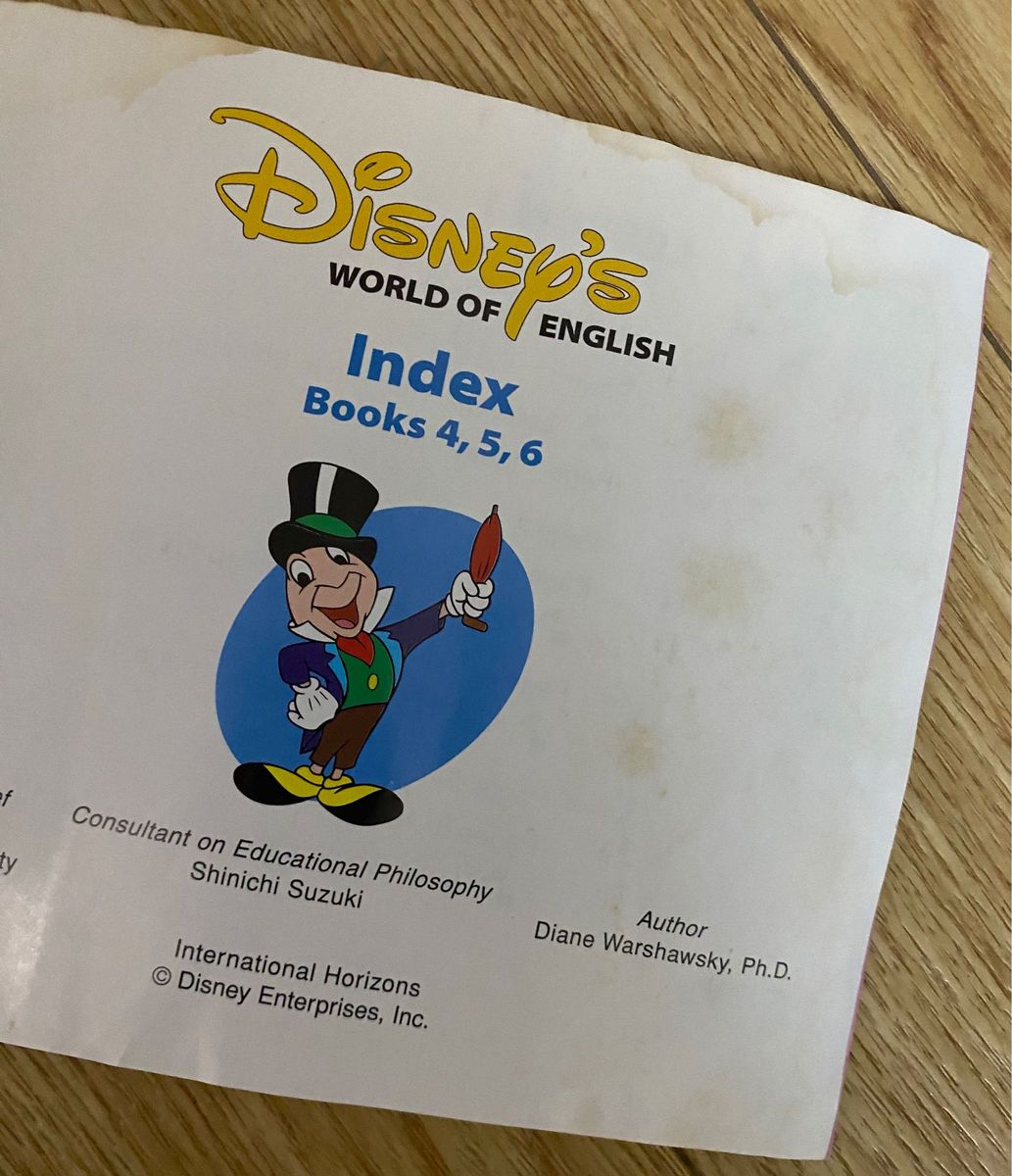 ディズニー World of English ABC+ CD 冊子 4〜12CDはセロファン ディズニー World of English ABC+ CD 冊子 4〜12CDはセロファン