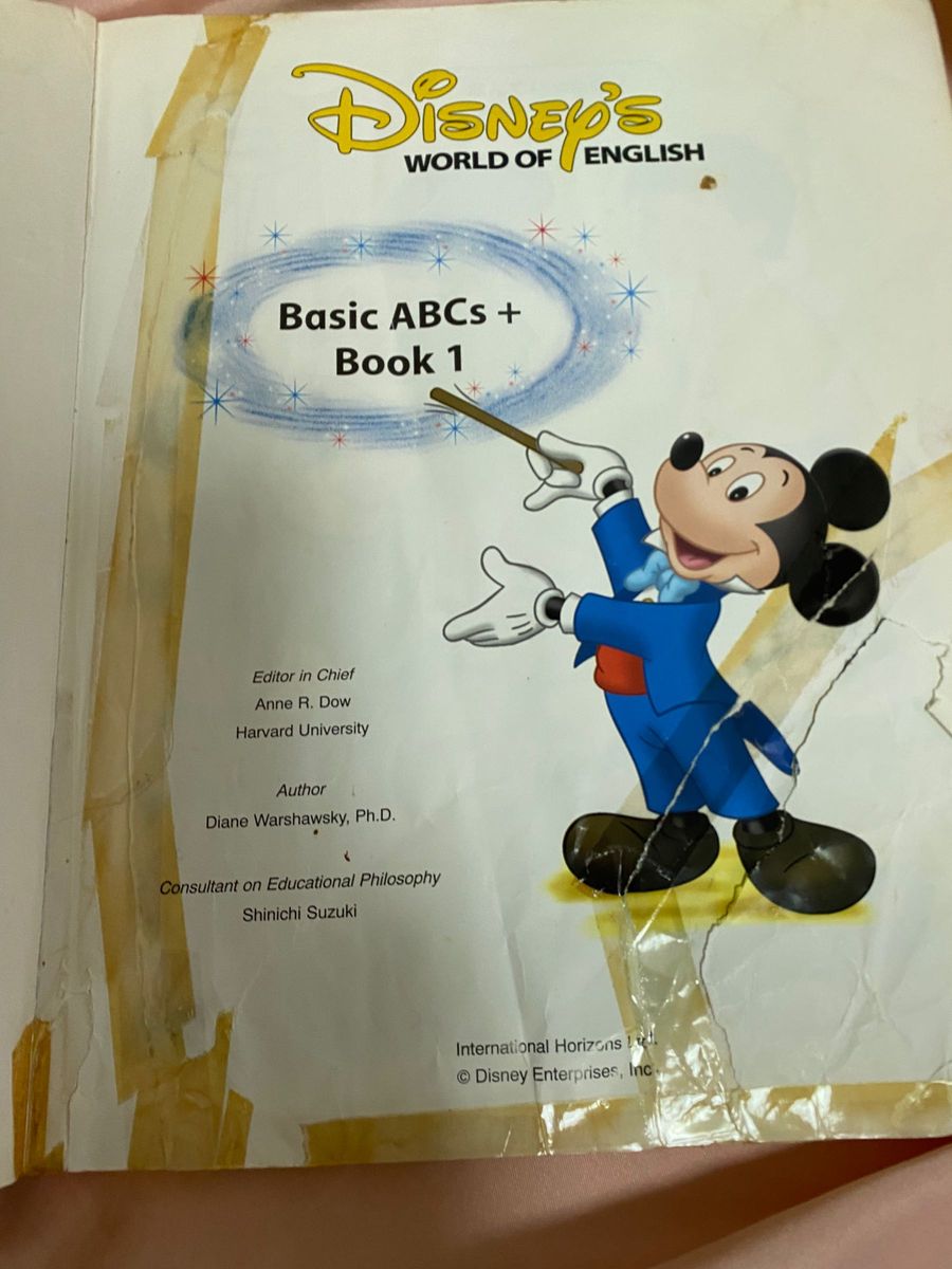 ディズニー World of English ABC+ CD 冊子 4〜12CDはセロファン ディズニー World of English ABC+ CD 冊子 4〜12CDはセロファン