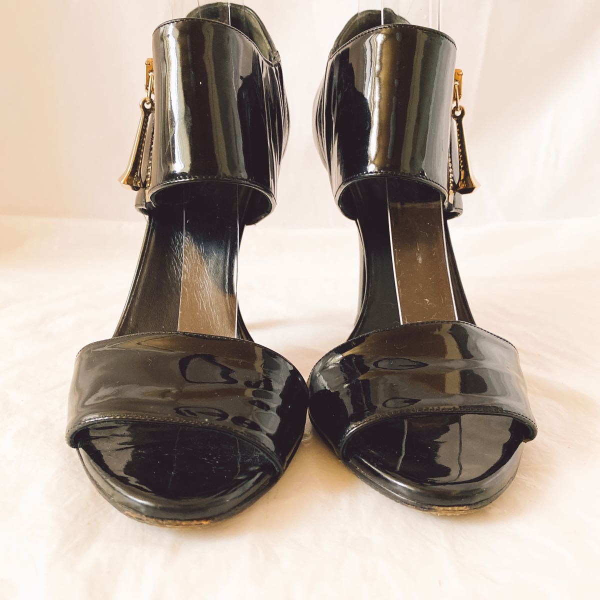 【GUCCI】レディース☆パンプス風 クリアハイヒール サンダル GUCCI グッチ ヒール ブラック ハイヒール サンダル 靴
