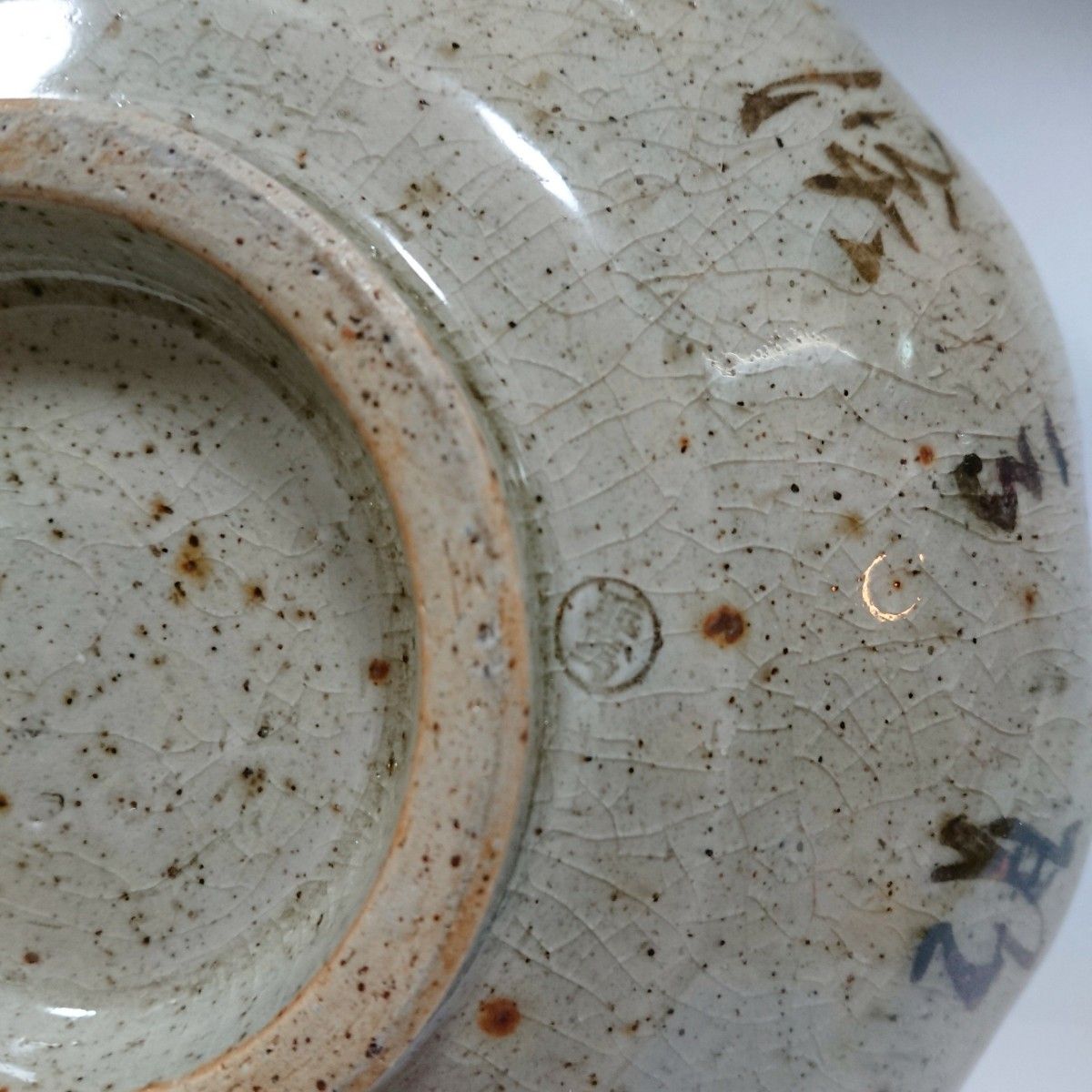 骨董品 耶馬渓焼 ?大分 希少 珍品 レア プレートお皿 焼き物 工芸品 銘々皿 アンティーク 骨董品 耶馬渓焼 大分 希少 珍品 レア プレートお