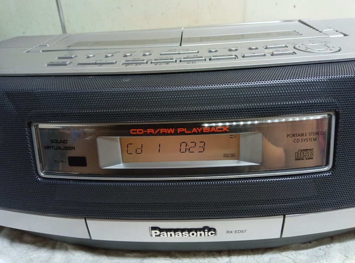 Panasonic RX-ED57 ダブルカセットCDラジカセ 2007年製 簡易動作 Panasonic RX-ED57 ダブルカセットCDラジカセ 2007年製 簡易動作