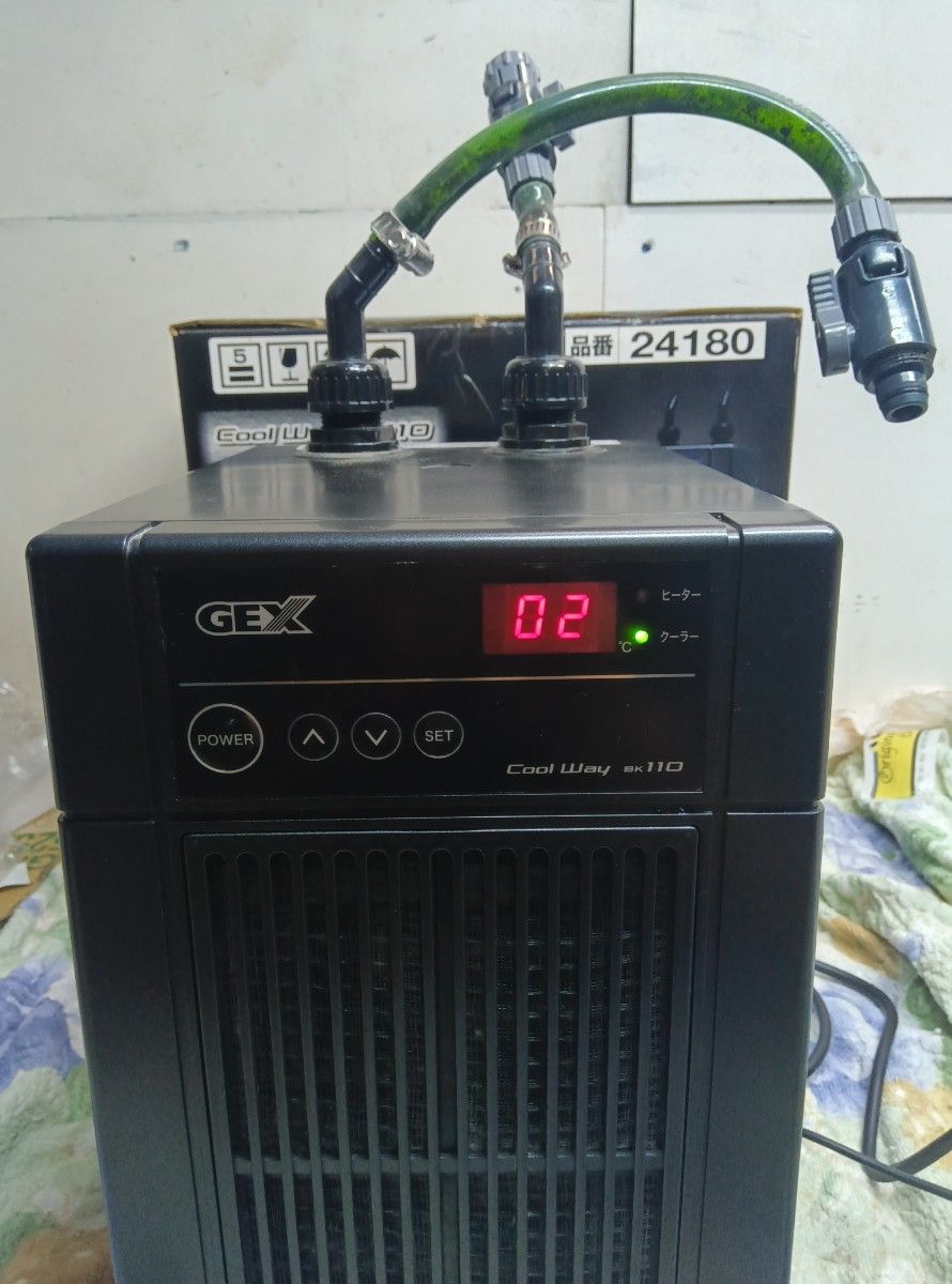 中古鑑賞魚飼育屋内水槽クーラーBk110 ジェックス GEX Cool Way BK110 観賞魚水槽用クーラー 屋内観賞