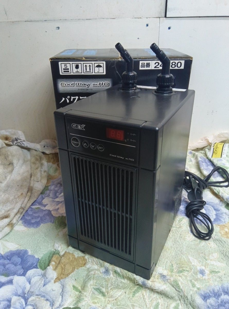 中古鑑賞魚飼育屋内水槽クーラーBk110 ジェックス GEX Cool Way BK110 観賞魚水槽用クーラー 屋内観賞