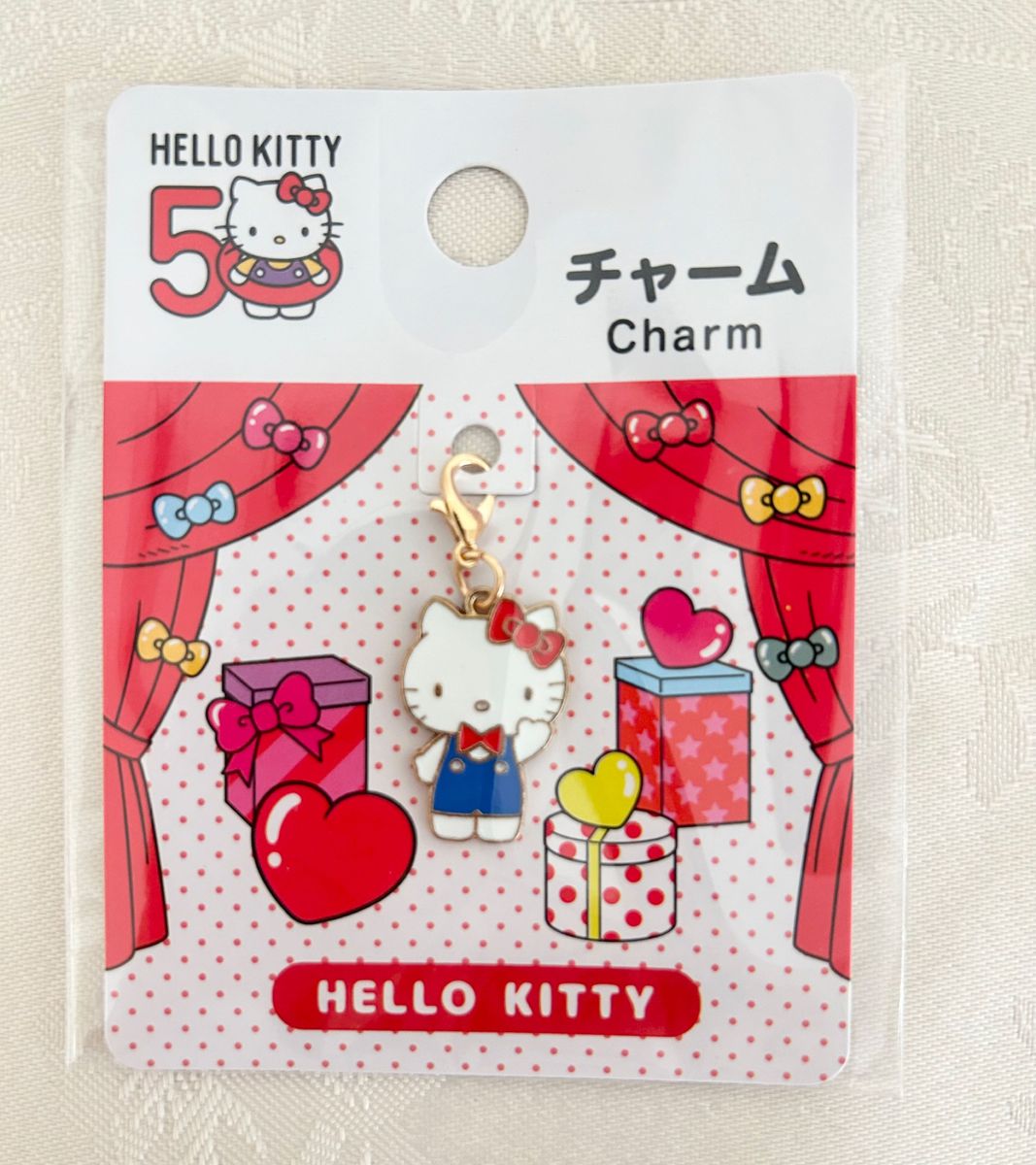 ハローキティ50周年 チャーム キティ クロミ マイメロ 3点セット ハローキティ50周年 チャーム キティ クロミ マイメロ 3点セット