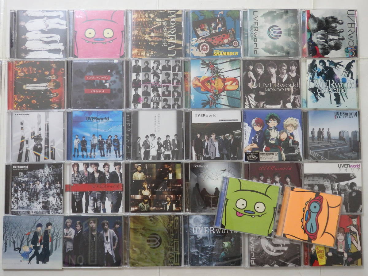 【送料無料！！】即決●UVERworld●ウーバーワールド●シングルCD32枚セット●初回限定DVD付多数