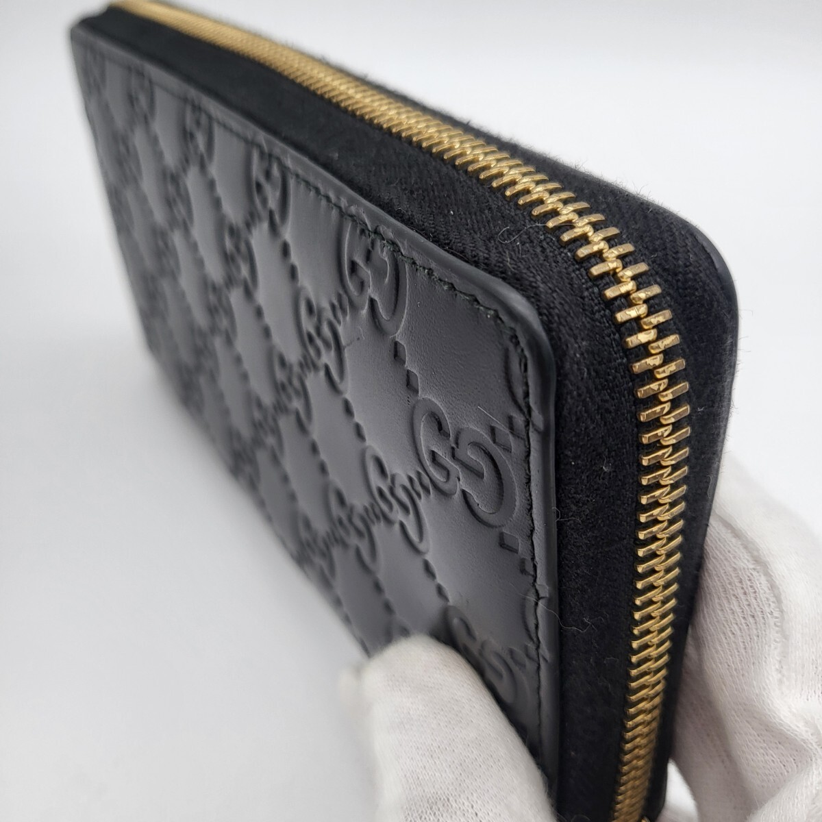 GUCCI グッチ シマ ラウンドファスナー 長財布 財布 インター GUCCI グッチ シマ ラウンドファスナー 長財布 財布 インター
