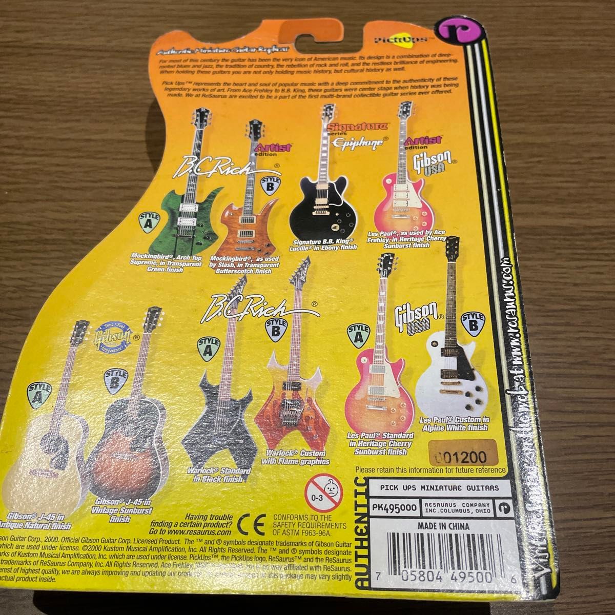 KISS エースフレーリー ギブソン レスポール ミニチュアギター KISS エースフレーリー ギブソン レスポール ミニチュアギター