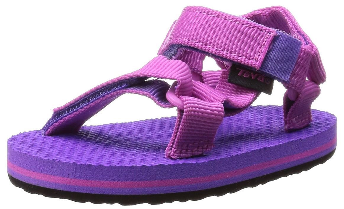 [KCM]TEVA-110038T-PPPL-5#teba Kids shoes Original Universal sandals 110038T PPPL/ pink US5( approximately 12.)