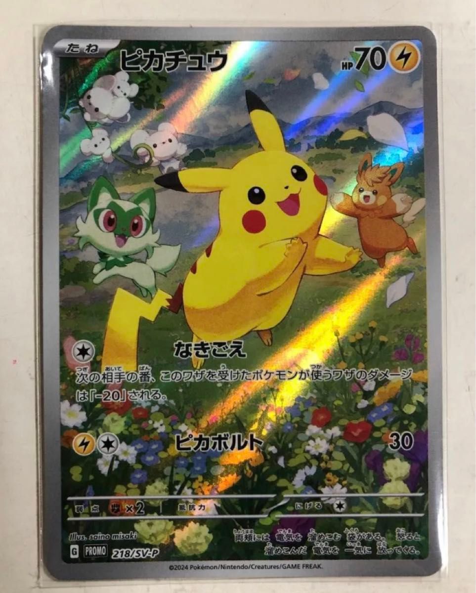 ポケカの夏がキタ プロモカードGETキャンペーン ピカチュウ 218 ポケカの夏がキタ プロモカードGETキャンペーン ピカチュウ 218