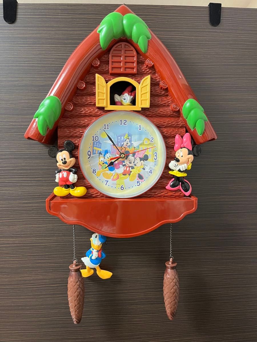 希少】Disney ディズニータイム 振り子時計 壁掛け時計 希少】Disney ディズニータイム 振り子時計 壁掛け時計