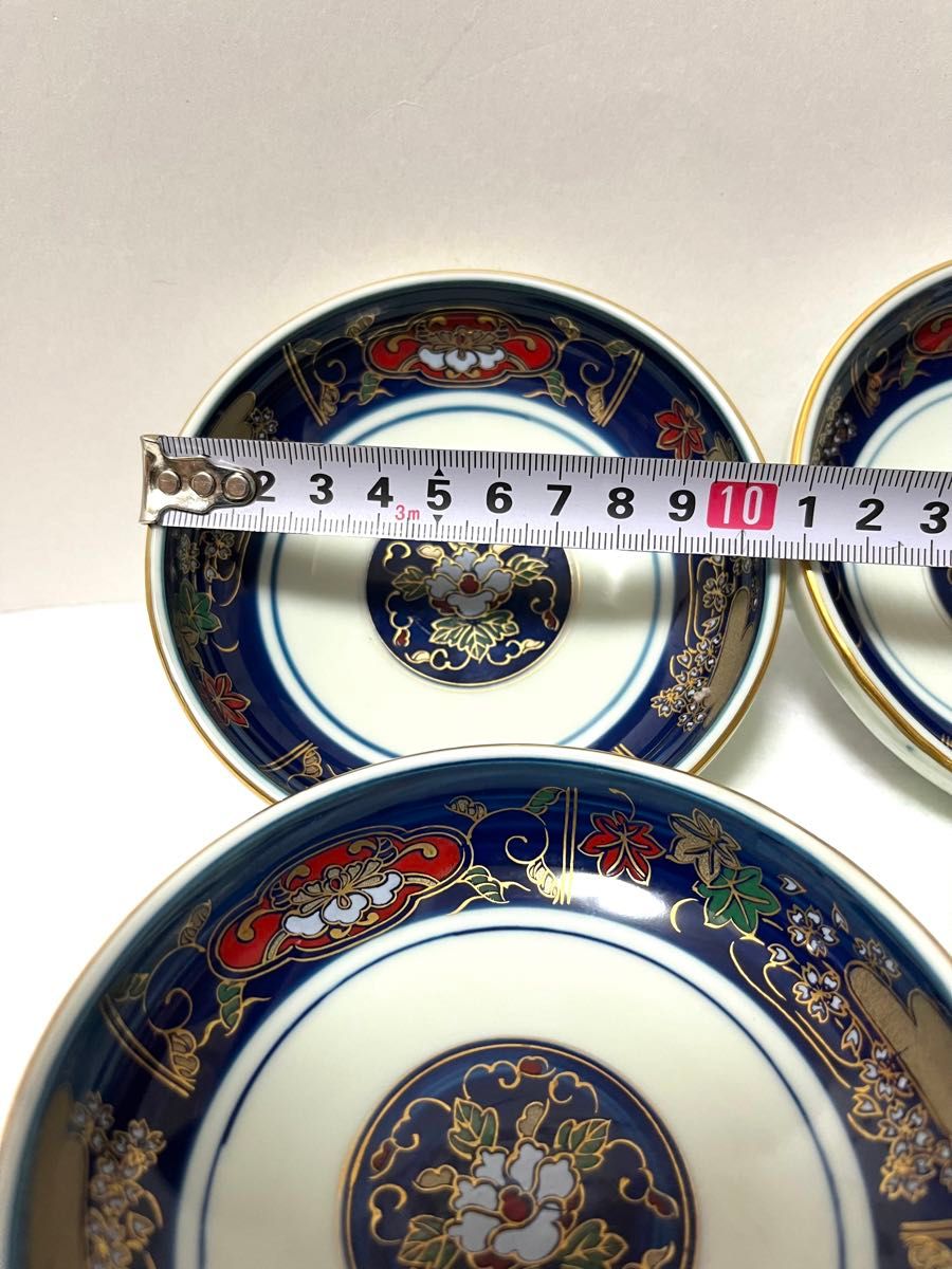 有田 伊万里焼 未峰窯 桔梗小鉢金彩 6枚セット 小皿 有田焼 古 有田 伊万里焼 未峰窯 桔梗小鉢金彩 6枚セット 小皿 有田焼 古