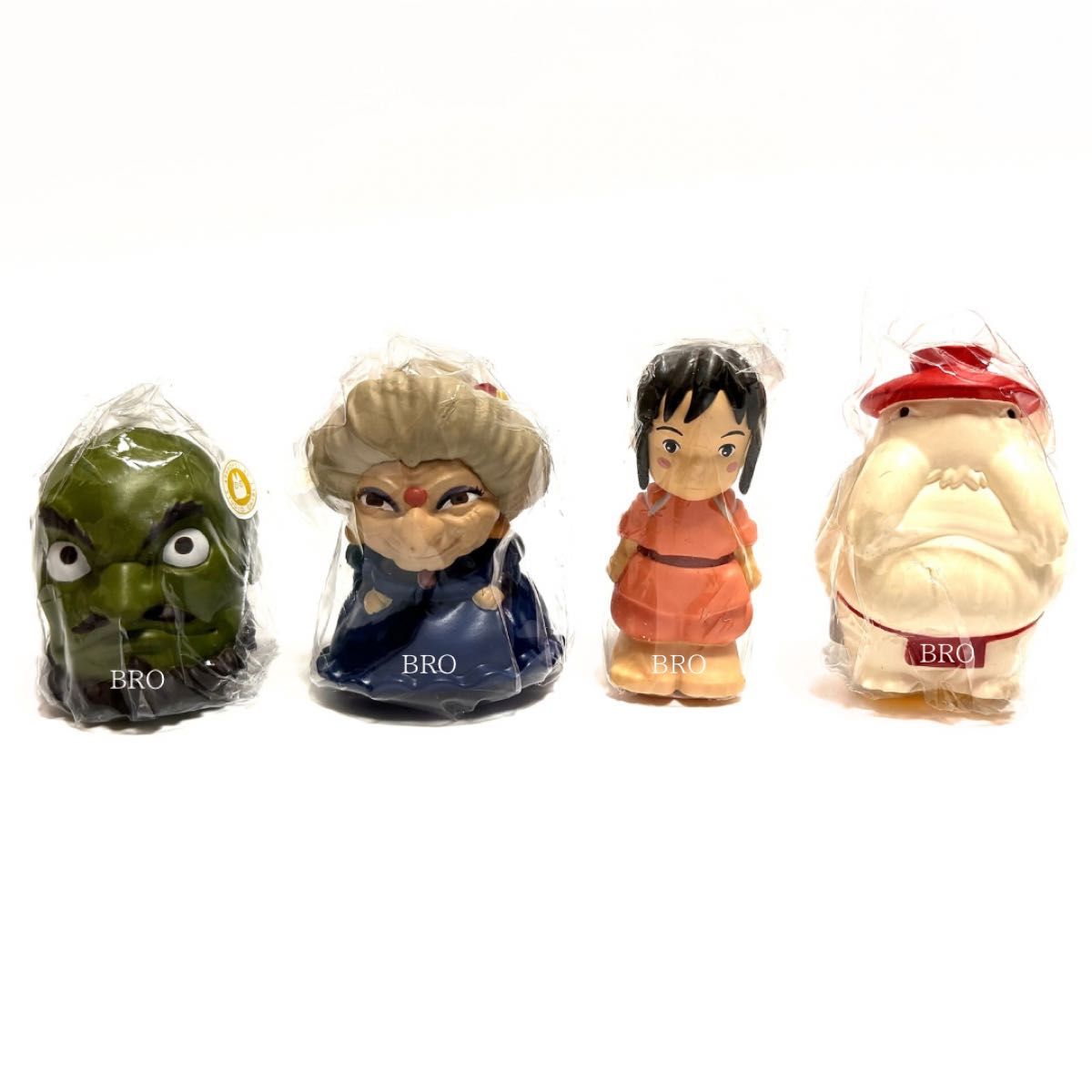 新品未開封 ジブリ 千と千尋の神隠し ゆびにんぎょう 指人形 4点 新品未開封 ジブリ 千と千尋の神隠し ゆびにんぎょう 指人形 4点