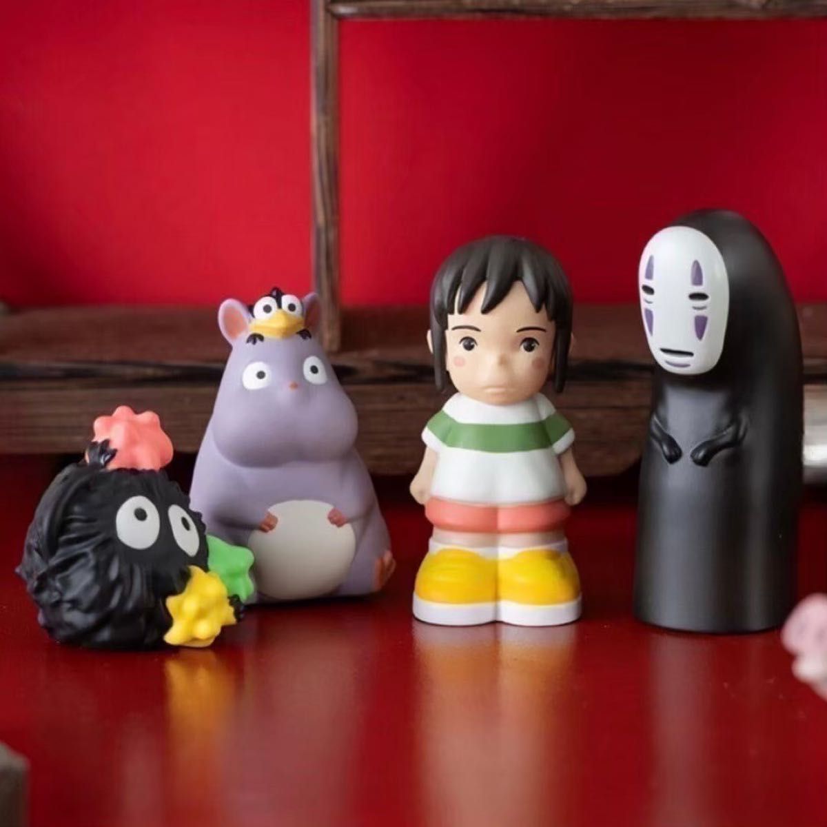 千と千尋の神隠し ゆびにんぎょう みにちゅあーと 新品 千と千尋の神隠し 指人形 ゆびにんぎょう 2点セット