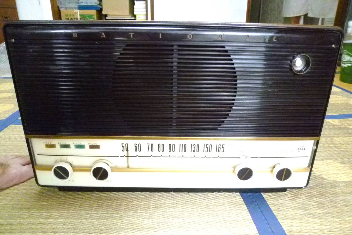 Yahoo!オークション - National UM-680 5球スーパー真空管ラジオ Yahoo!オークション - National UM-680 5球スーパー真空管ラジオ