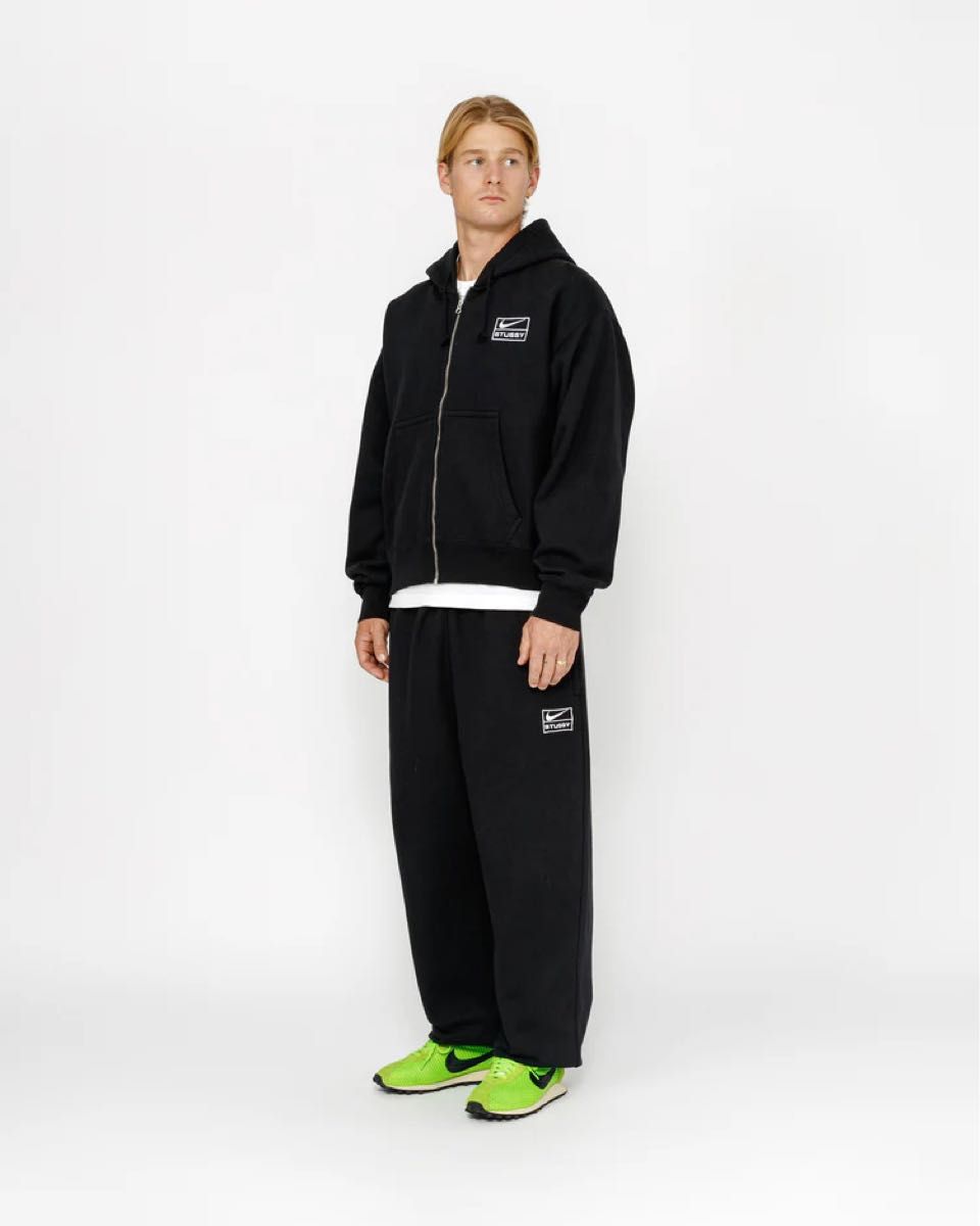 STUSSY & NIKE STONE WASHED FLEESE ZIP HOODIE PANTS STUSSY & NIKE STONE WASHED FLEESE ZIP HOODIE PANTS