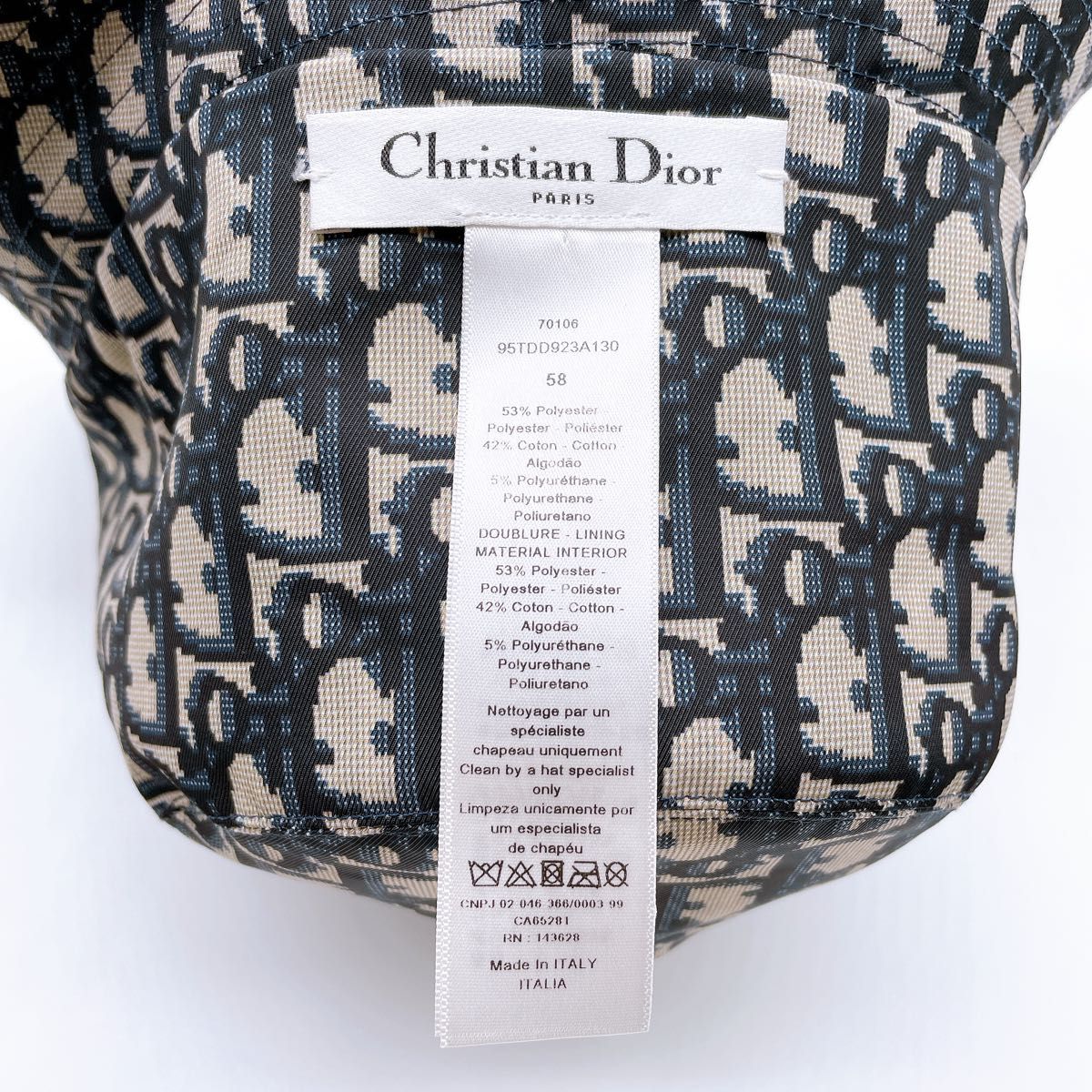 クリスチャンディオール Christian Dior バケットハット 帽子 クリスチャンディオール Christian Dior バケットハット 帽子