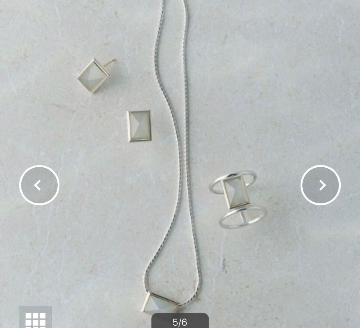 11号 アガット 新品 ミルキーアクアマリン K10&silver コンビ 11号 アガット 新品 ミルキーアクアマリン K10&silver コンビ
