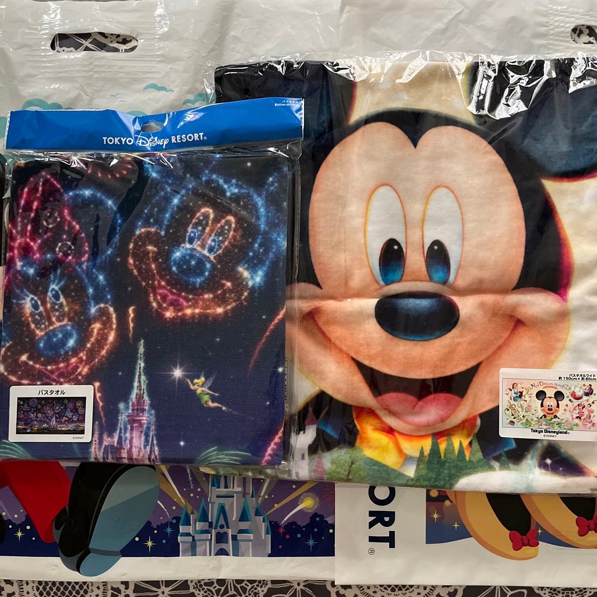 ディズニーリゾート 花火 ディズニーランド バスタオルセット ディズニーリゾート 花火 ディズニーランド バスタオルセット