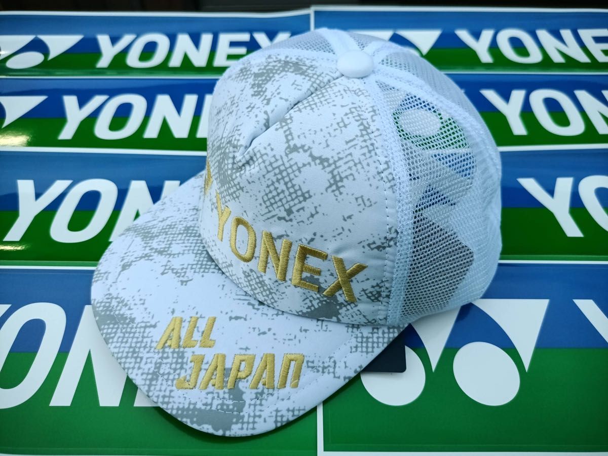 YONEX '24年 カタログ未掲載限定 ALL JAPAN メッシュキャップ YONEX '24年 カタログ未掲載限定 ALL JAPAN メッシュキャップ