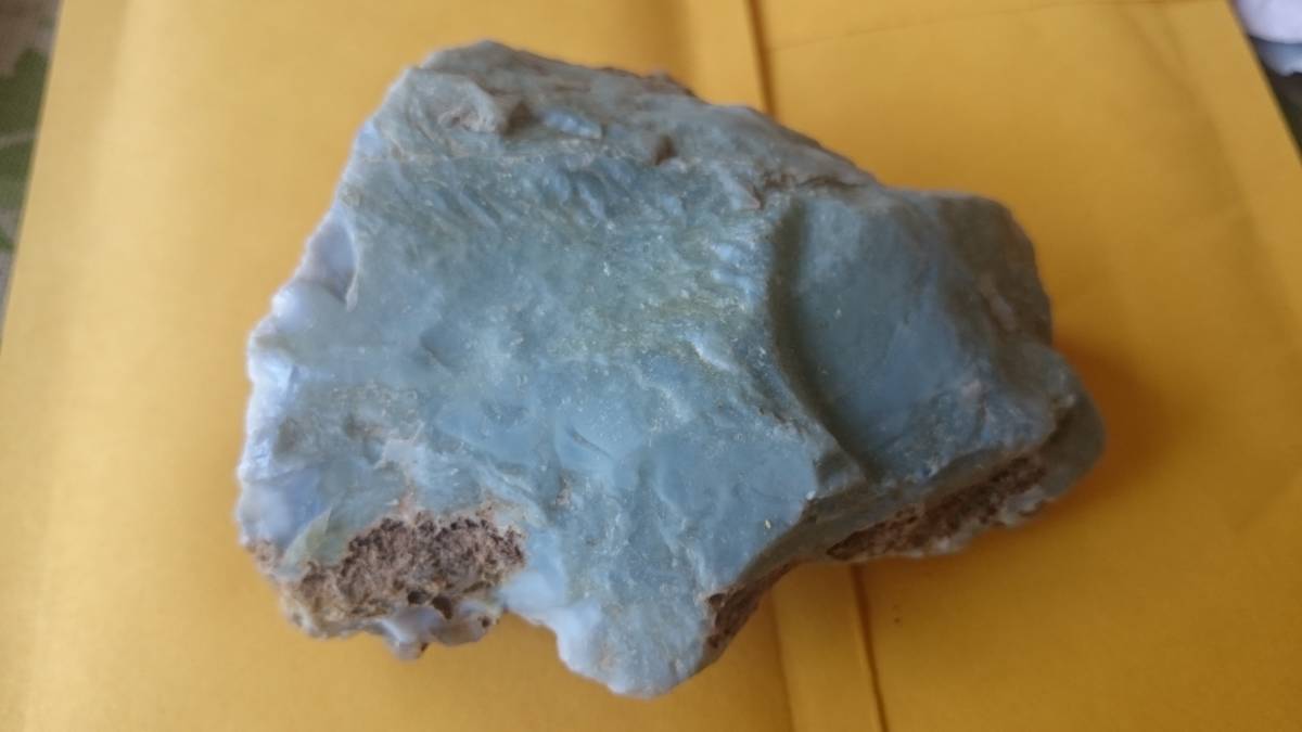 609ct Австралия голубой опал черновой Stone .. голубой натуральный не обработка 