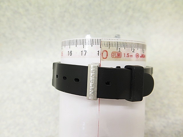 海外販売× BVLGARI ブルガリ スクーバ SD38S ラバーベルト