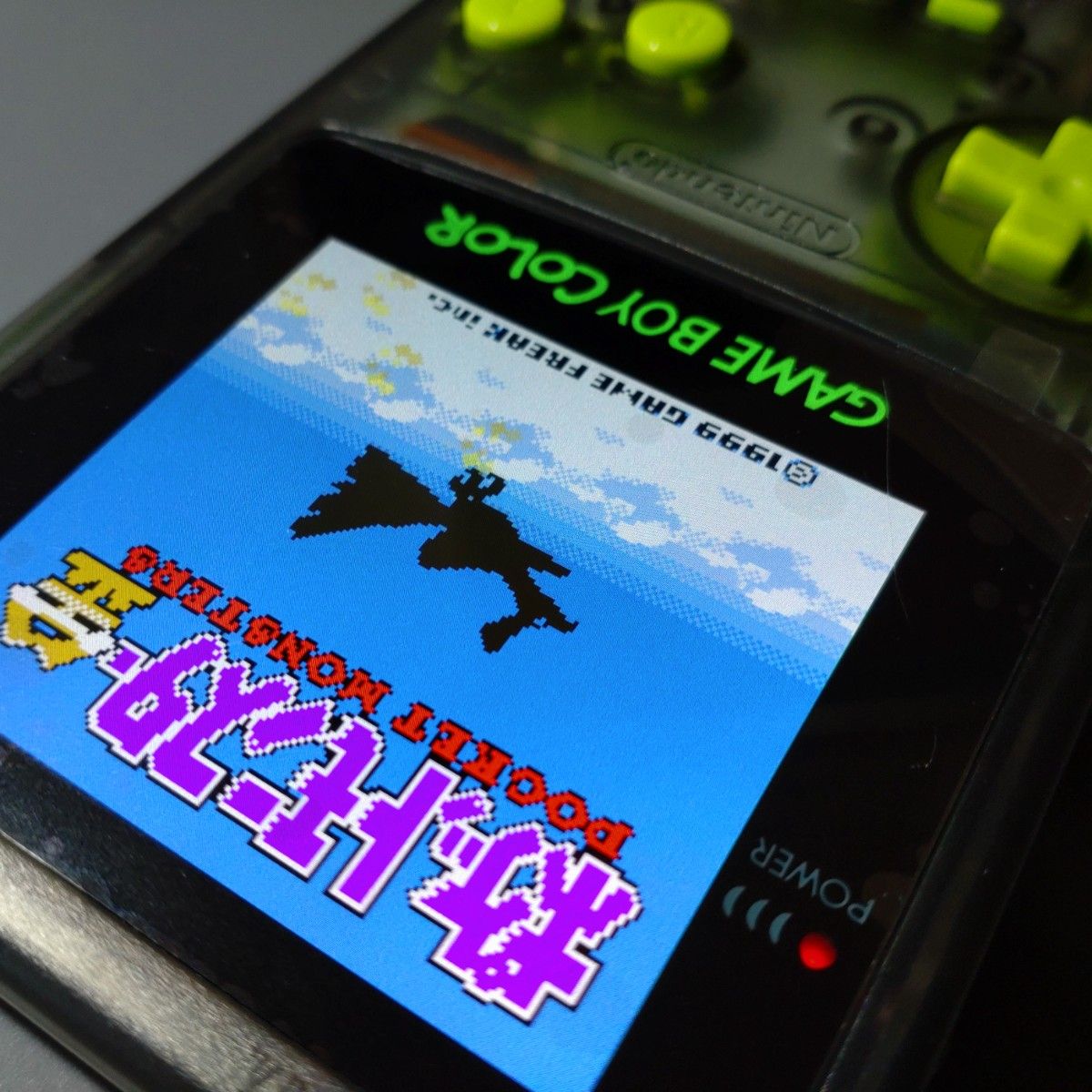 ゲームボーイカラー クリアブラック OLED液晶(有機EL) GBC OLED ゲームボーイカラー クリアブラック OLED液晶(有機EL) GBC OLED