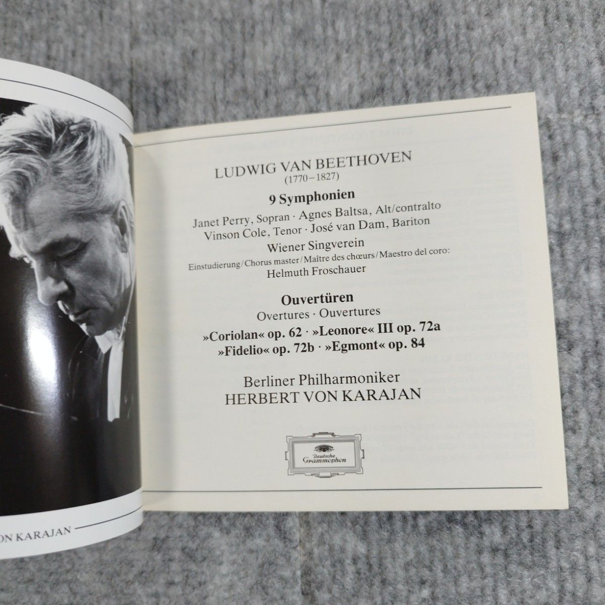 6CD】カラヤン指揮 ベートーヴェン『交響曲全集・序曲集』（輸入