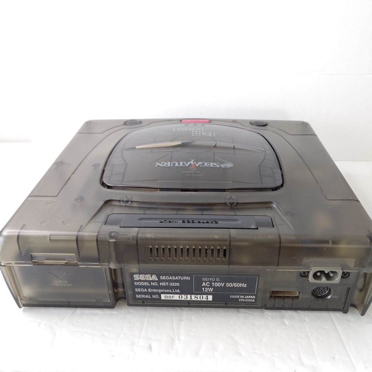 セガサターン スケルトン 美品 HST-3220 希少 限定モデル セガ セガサターン スケルトン 美品 HST-3220 希少 限定モデル セガ