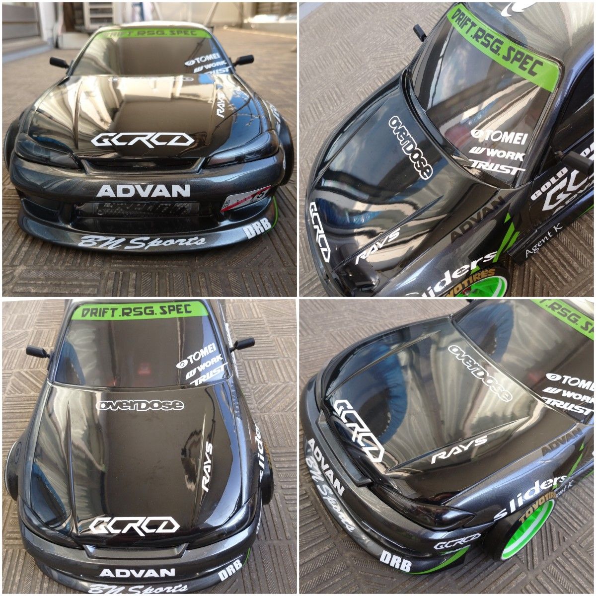 GCRCD ドリフトラジコンボディ用 カッティング ステッカー 色 GCRCD ドリフトラジコンボディ用 カッティング ステッカー 色