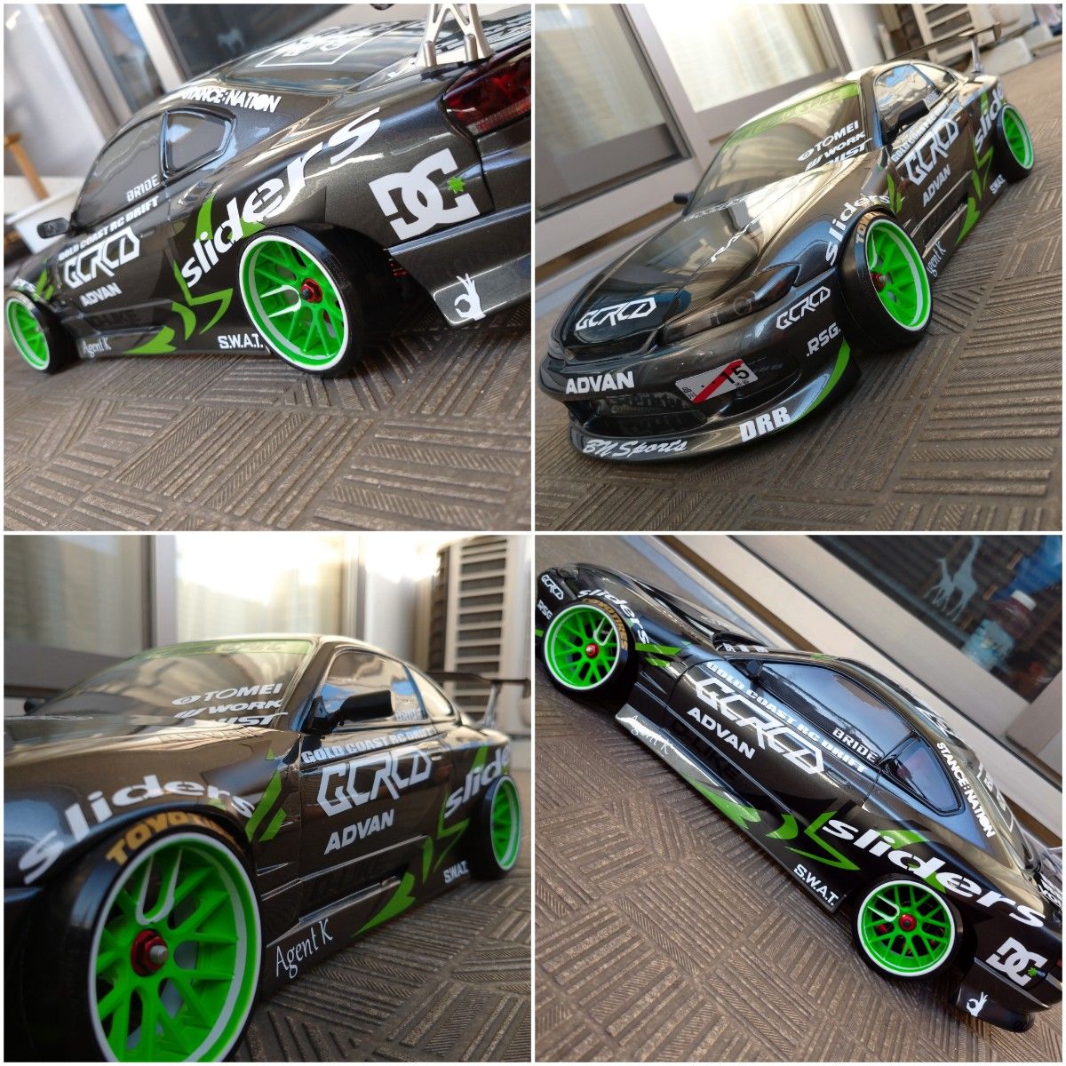 GCRCD ドリフトラジコンボディ用 カッティング ステッカー 色 GCRCD ドリフトラジコンボディ用 カッティング ステッカー 色