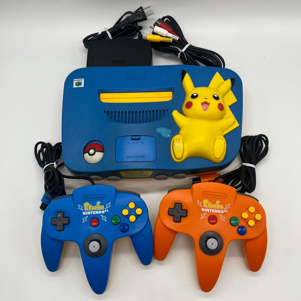 美品 ニンテンドー64 ピカチュウverブルー(中古)動作確認済み 美品 ニンテンドー64 ピカチュウverブルー(中古)動作確認済み