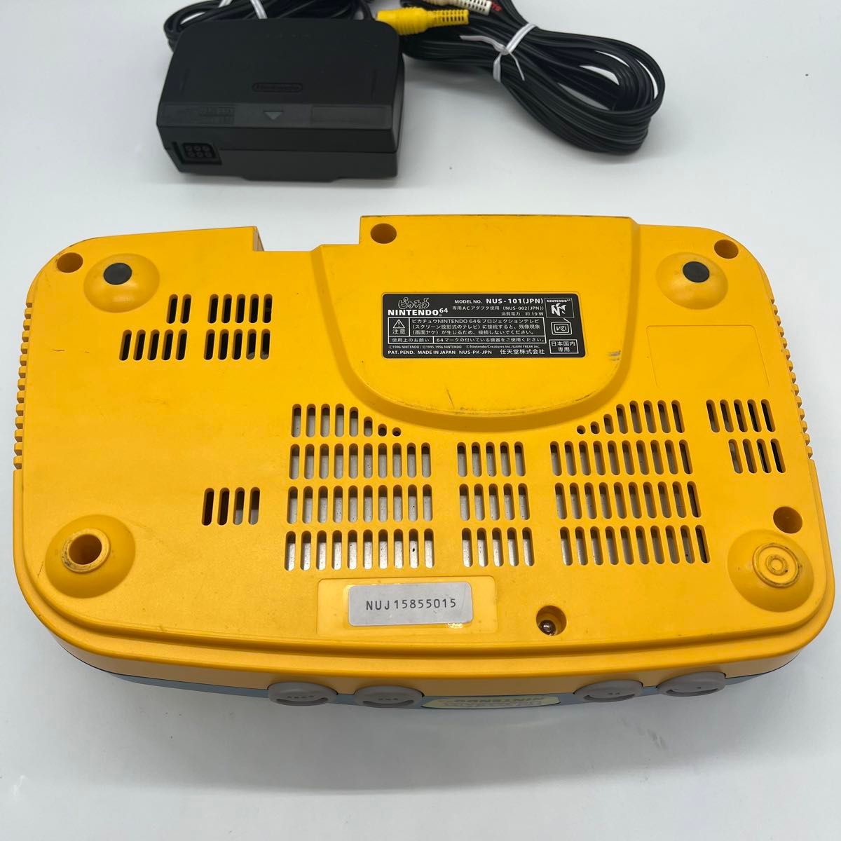 美品 ニンテンドー64 ピカチュウverブルー(中古)動作確認済み 美品 ニンテンドー64 ピカチュウverブルー(中古)動作確認済み