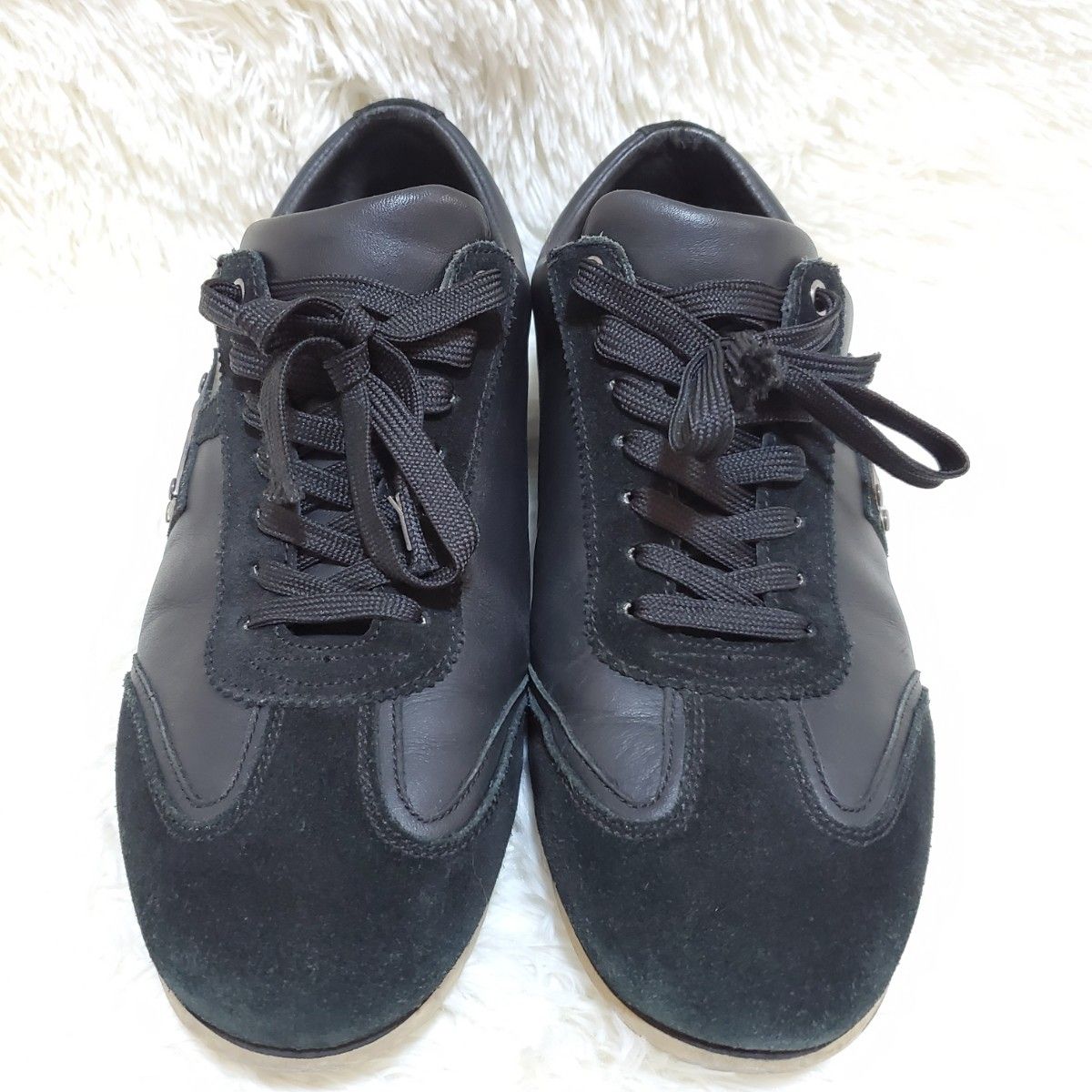 DOLCE&GABBANA D&G ドルチェ&ガッバーナ スニーカー 黒 スエード DOLCE&GABBANA D&G ドルチェ&ガッバーナ スニーカー 黒 スエード