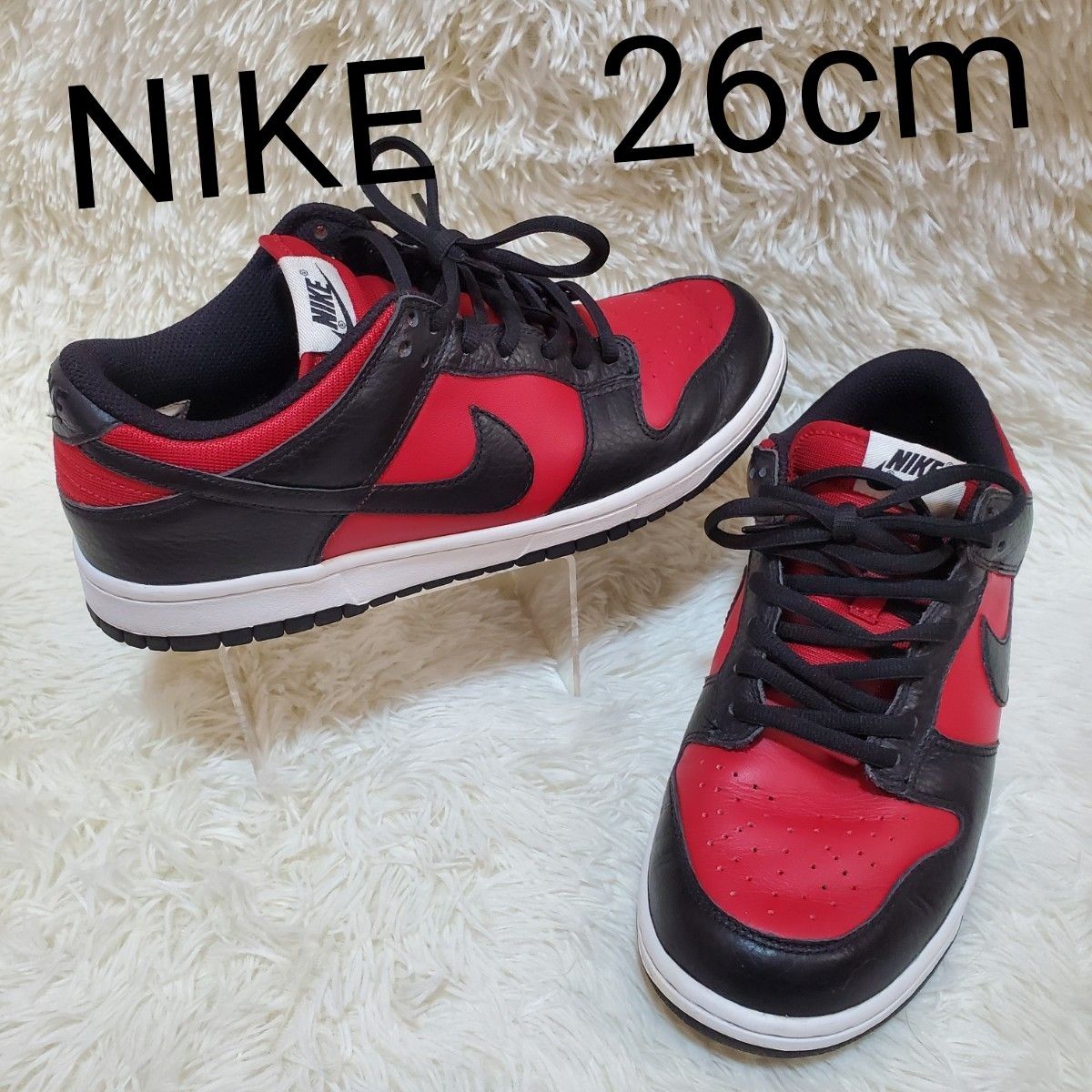 NIKE ナイキ DUNK LOW スニーカー 318019-601 赤 黒 メンズ NIKE ナイキ DUNK LOW スニーカー 318019-601 赤 黒 メンズ