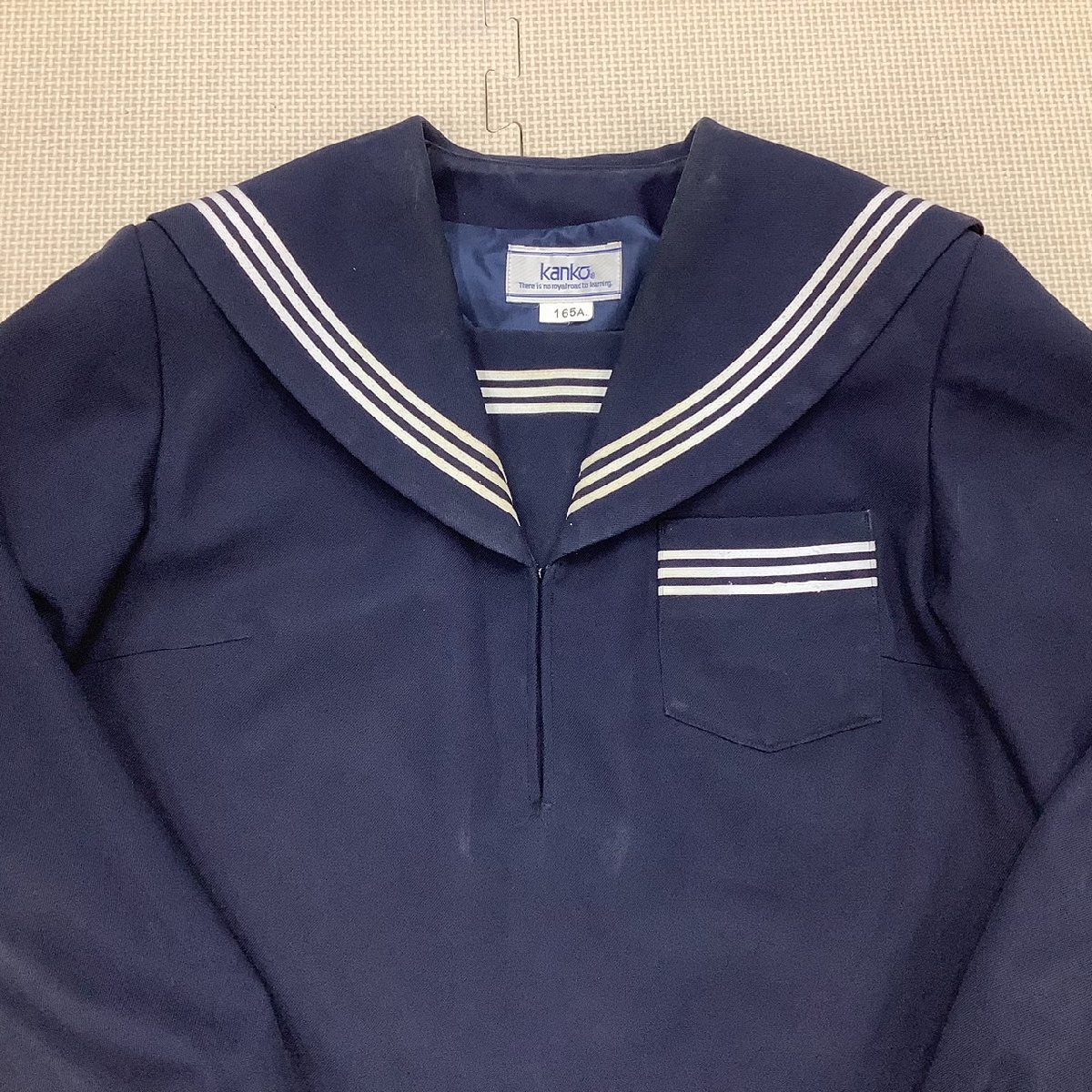 I750/Y(中古)山形県 寒河江市立陵東中学校 女子制服2点 /165A I750/Y(中古)山形県 寒河江市立陵東中学校 女子制服2点 /165A