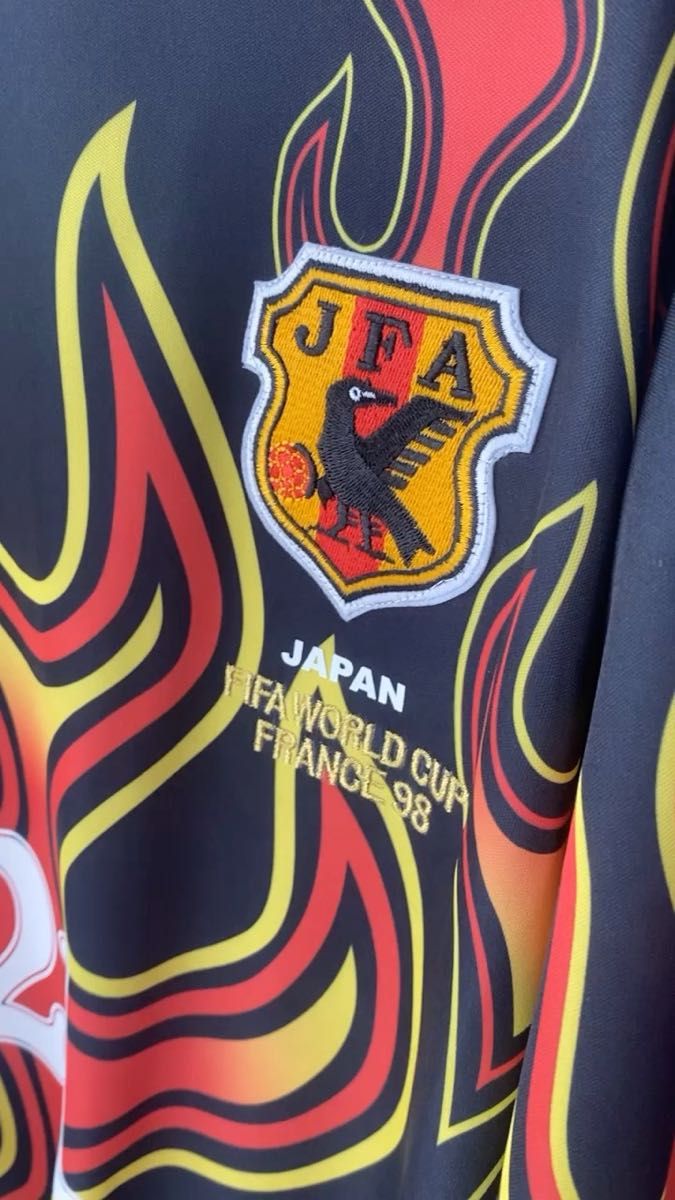 JAPAN 1998 Goalkeeper kit 日本代表 ゴールキーパー 炎 JAPAN 1998 Goalkeeper kit 日本代表 ゴールキーパー 炎