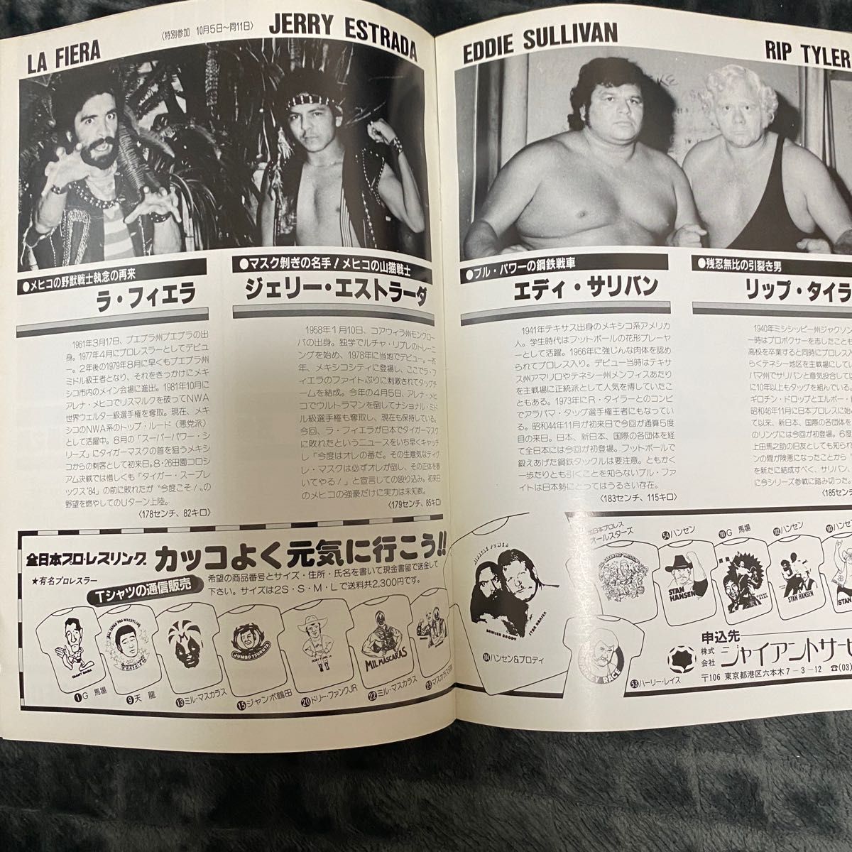 全日本プロレス 84年GIANT SERIESパンフレット|Yahoo!フリマ 全日本プロレス 84年GIANT SERIESパンフレット|Yahoo!フリマ