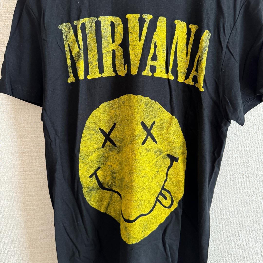 1円 激レア日本未発売 ニルヴァーナTシャツ SM/ブラック NIRVANA 1円 激レア日本未発売 ニルヴァーナTシャツ SM/ブラック NIRVANA