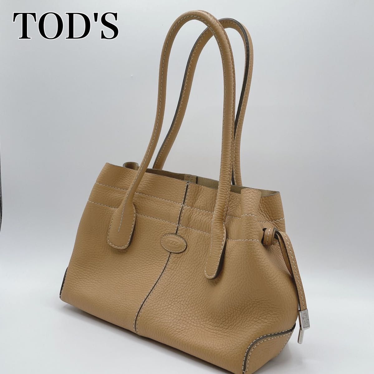 TOD'S トートバッグ シボ革 キャメル Dバッグ ステッチ|Yahoo TOD'S トートバッグ シボ革 キャメル Dバッグ ステッチ|Yahoo