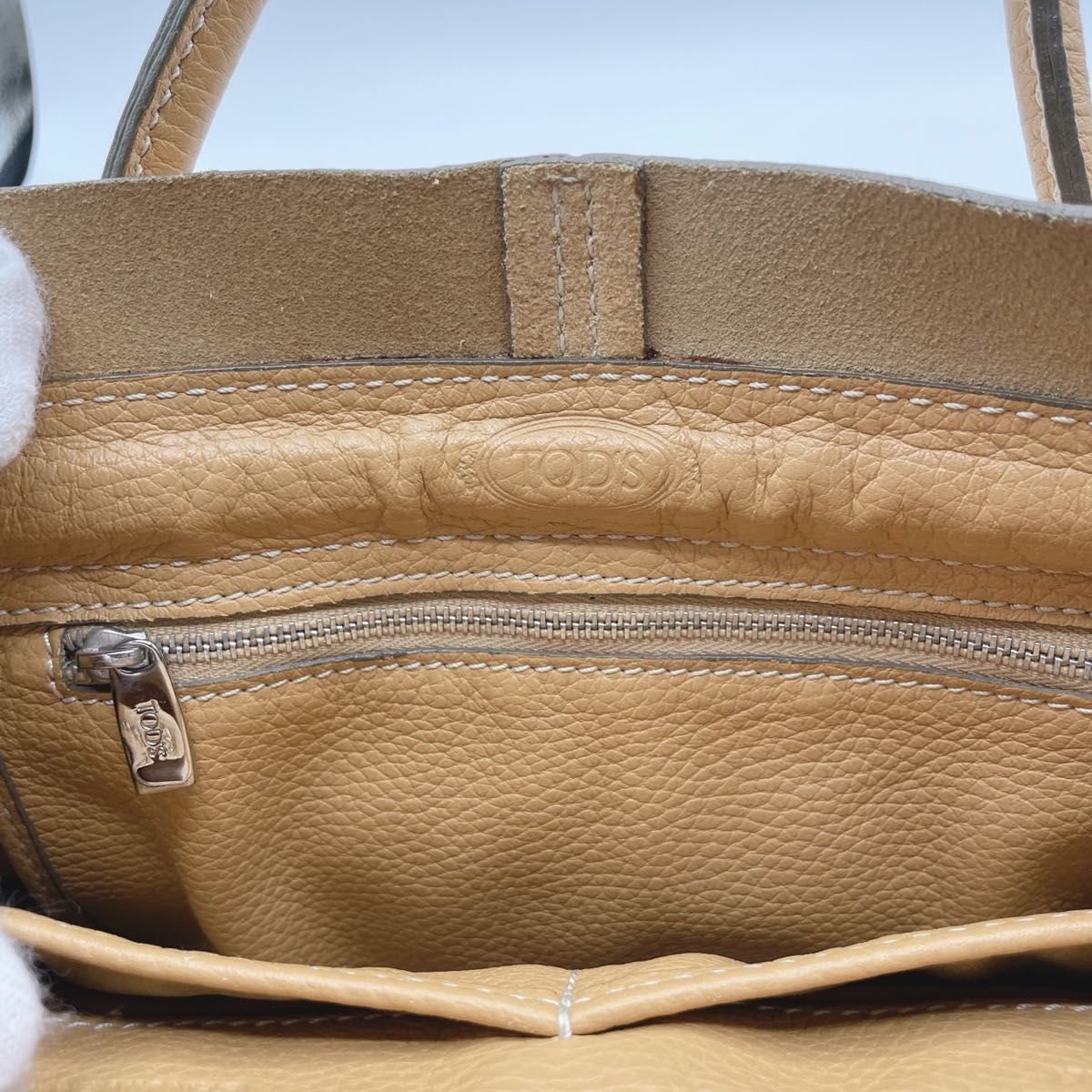 TOD'S トートバッグ シボ革 キャメル Dバッグ ステッチ|Yahoo TOD'S トートバッグ シボ革 キャメル Dバッグ ステッチ|Yahoo