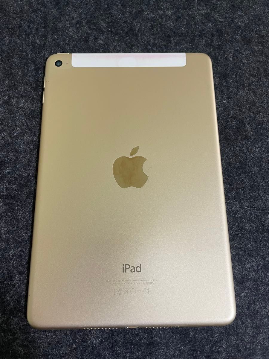 修理前提ジャンク】 iPad mini 4 Wi-Fi + Cellular 64GB gold 修理前提ジャンク】 iPad mini 4 Wi-Fi + Cellular 64GB gold