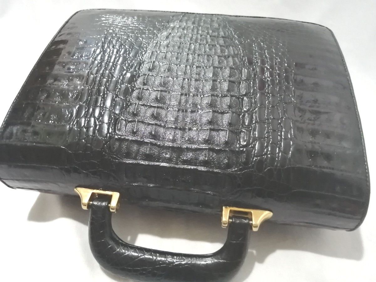 amiet アミエット カイマン クロコダイル ダイヤルロック バッグ amiet アミエット カイマン クロコダイル ダイヤルロック バッグ