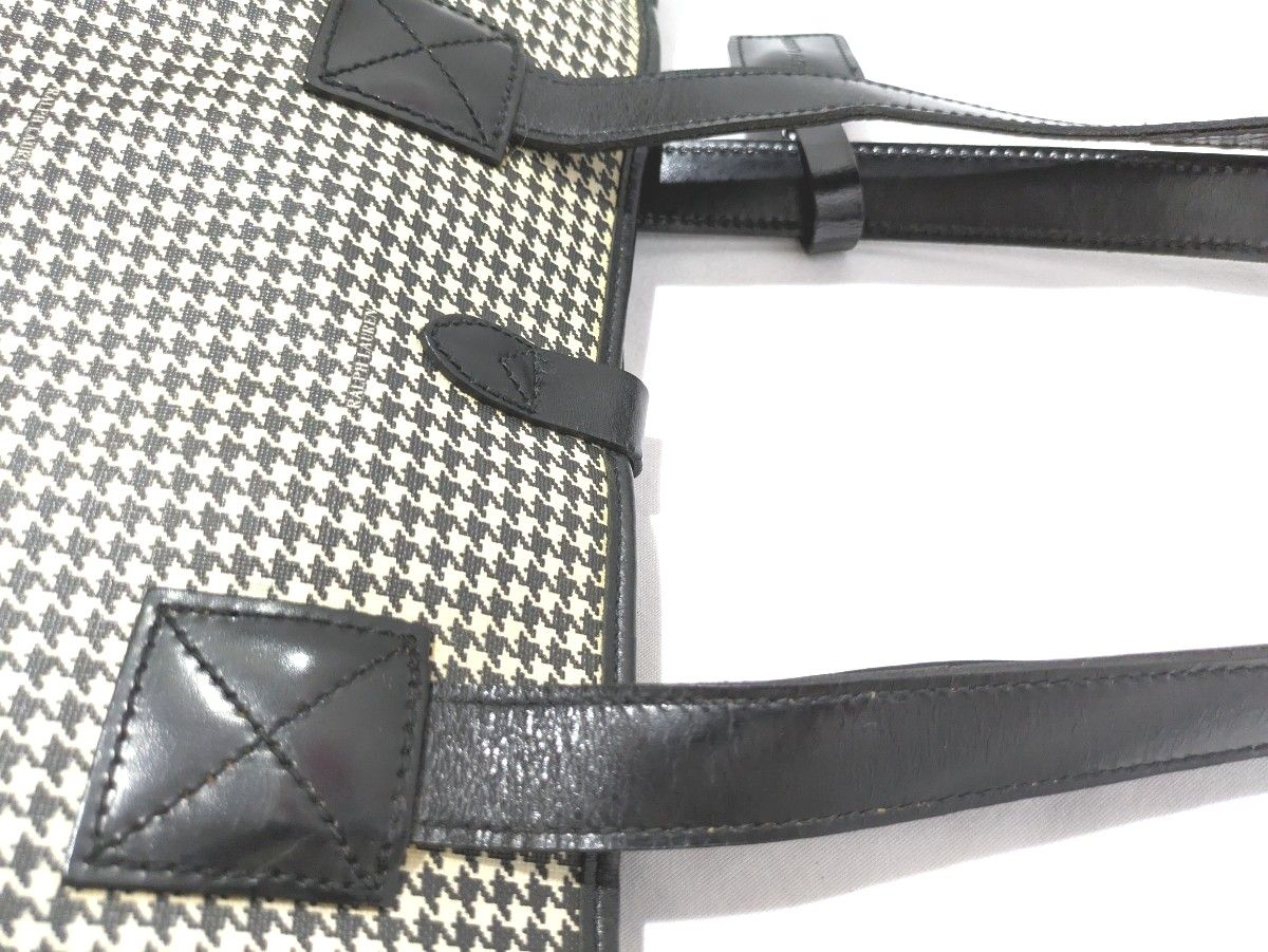 RALPH LAUREN ラルフローレン トートバッグ 千鳥格子 レザー PVC RALPH LAUREN ラルフローレン トートバッグ 千鳥格子 レザー PVC