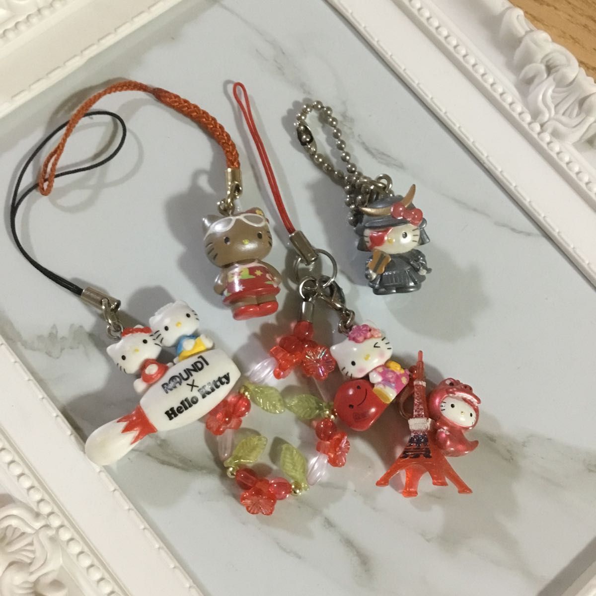 ハローキティ サンリオ ストラップ キーホルダー ご当地キティ 5 ハローキティ サンリオ ストラップ キーホルダー ご当地キティ 5