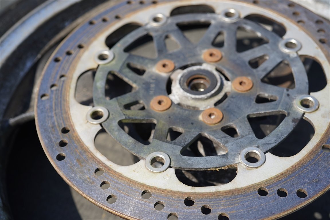 0 Balius ZR250A* переднее колесо оригинальный 17×3.00 *1 type Kawasaki BALIUS* осмотр ) Balius ZX250CE ZR250B GSX250FX Balius 2*6R080243