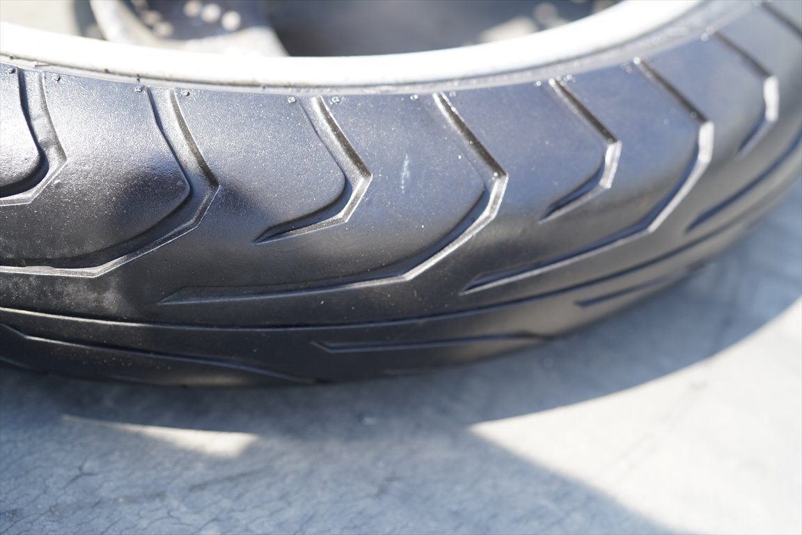 0 Balius ZR250A* переднее колесо оригинальный 17×3.00 *1 type Kawasaki BALIUS* осмотр ) Balius ZX250CE ZR250B GSX250FX Balius 2*6R080243